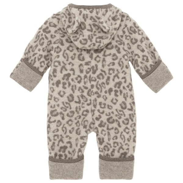 Huttelihut - Kid's Pram Suit Ears Wool Jacquard - Mono