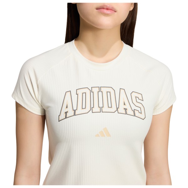 adidas - Girl's Sport Seasonals Collegiate Typography Tee - Camiseta de manga corta