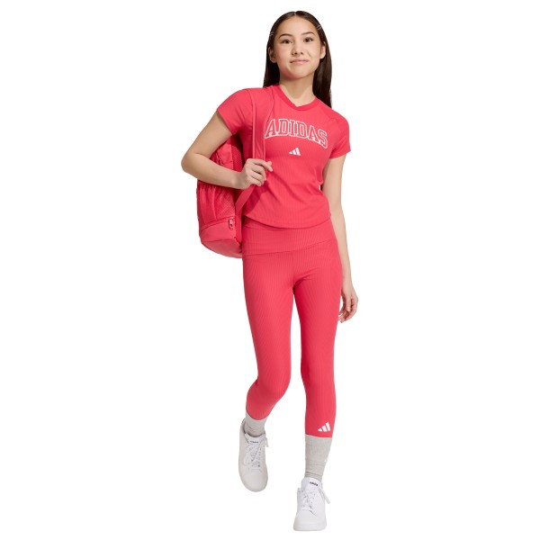 adidas - Girl's Sport Seasonals Collegiate Typography - Leggings