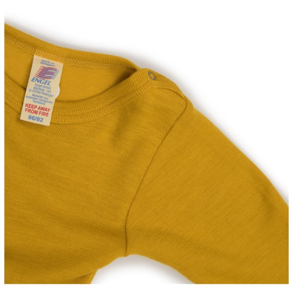 Engel - Baby Bodysuit Long Sleeve with Press Studs on Shoulder - Merino base layer