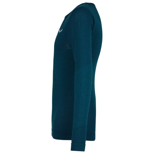 Salewa - Kid's Zebru Medium Warm ARM L/S Tee - Merinowollen ondergoed
