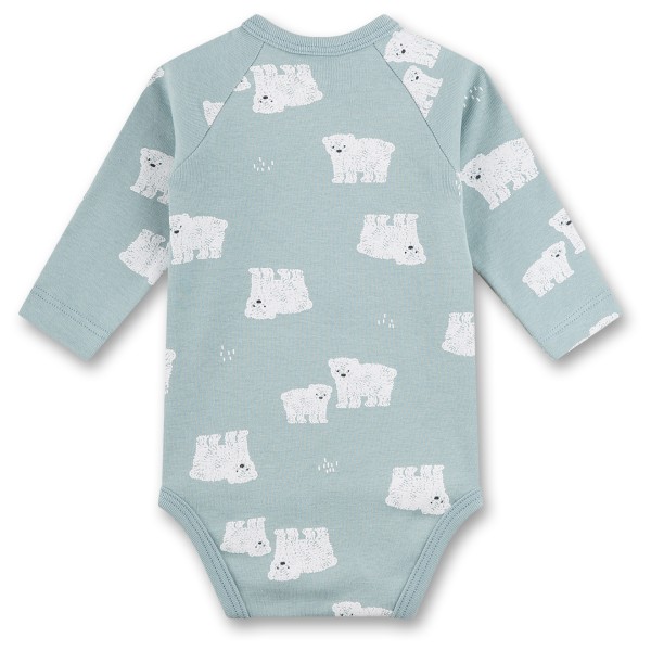 Sanetta - Baby Boy's Wrapover Body 1/1 Allover San Pure - Everyday base layer