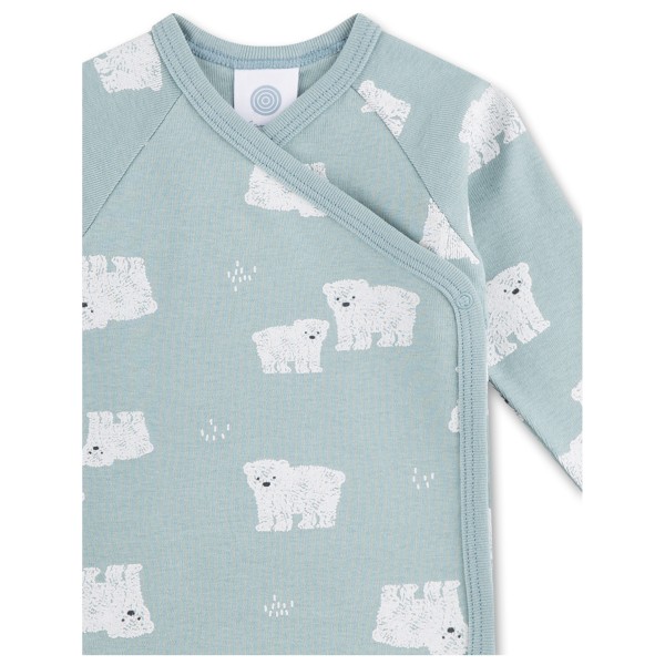 Sanetta - Baby Boy's Wrapover Body 1/1 Allover San Pure - Everyday base layer