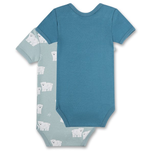 Sanetta - Boy Baby's Doublepack Body 1/2 San Pure - Hverdagsundertøj