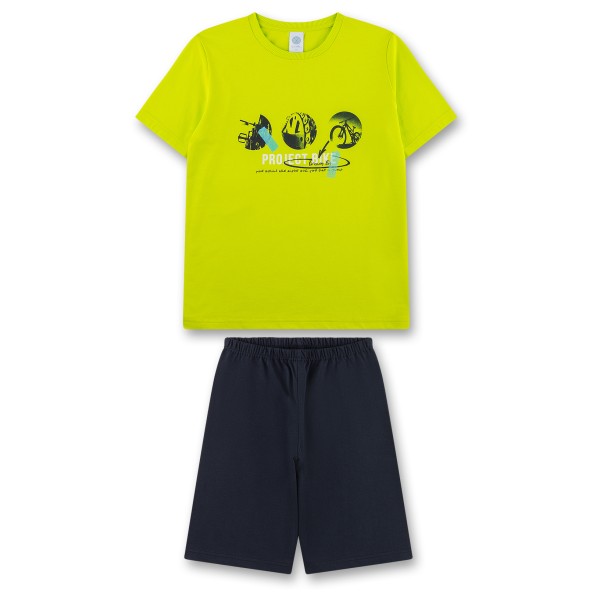 Sanetta Pigiama Corto Bambini E Ragazzi, 100% Cotone, Manica Corta, Lavabile In Lavatrice