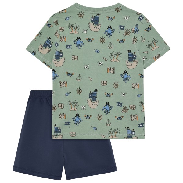 Minymo - Kid's Nightset S/S AOP 134261 - Perusalusvaatteet