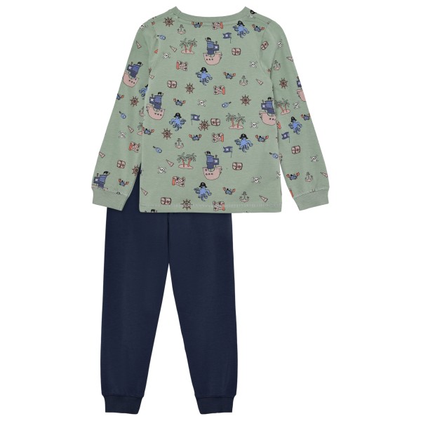 Minymo - Kid's Pyjamas L/S Set AOP 134260 - Perusalusvaatteet