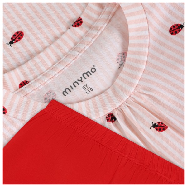 Minymo - Kid's T-Shirt+Short Set AOP 124383 - Mono