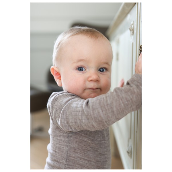Mikk-Line - Kid's Merino Wool L/S Body - Merino base layer