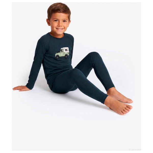 super.natural - Kid's Tundra175 Dog Excursion Set - Merino base layer