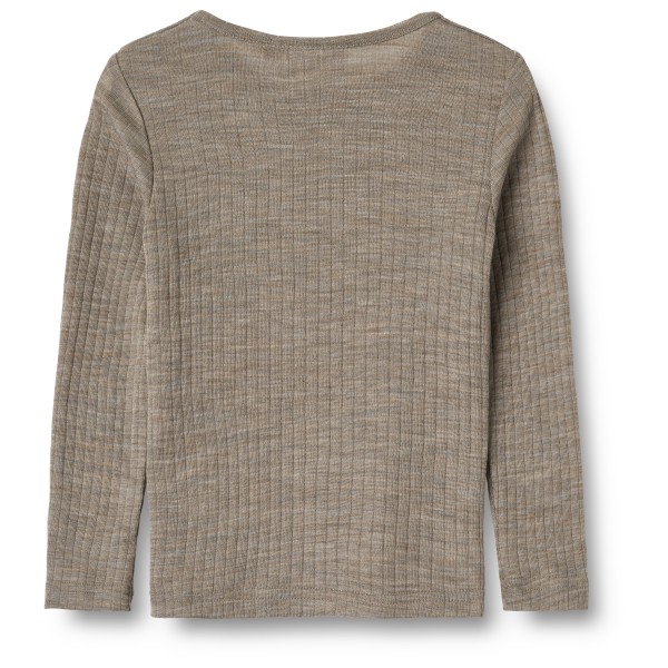 WHEAT - Kid's Wool Silk T-Shirt L/S Alfie - Merino longsleeve
