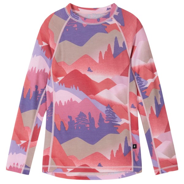 Reima - Kid's Wool Base Layer Set Taitoa Print - Merino base layer