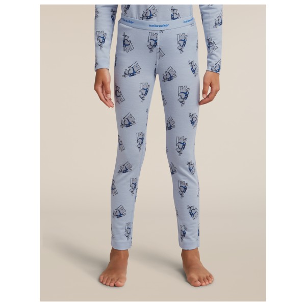 Icebreaker - Kid's Kids Merino 200 Oasis Leggings Bear - Merinowollen ondergoed