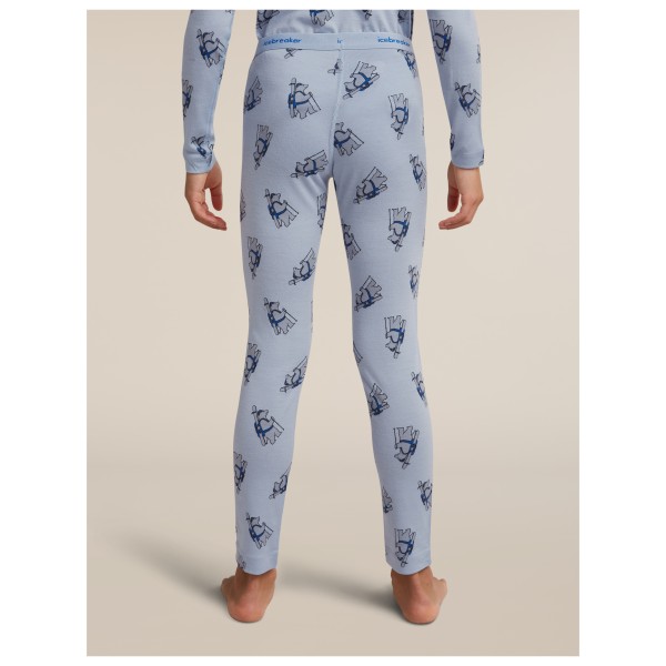 Icebreaker - Kid's Kids Merino 200 Oasis Leggings Bear - Ropa interior merino