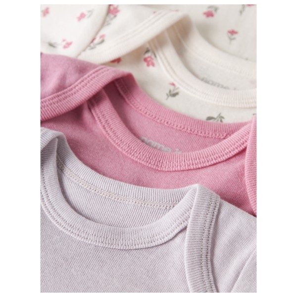 Name it - Kid's Body L/S Flower 3-Pack - Everyday base layer