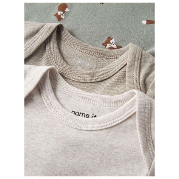 Name it - Kid's Body L/S Fox 3-Pack - Everyday base layer