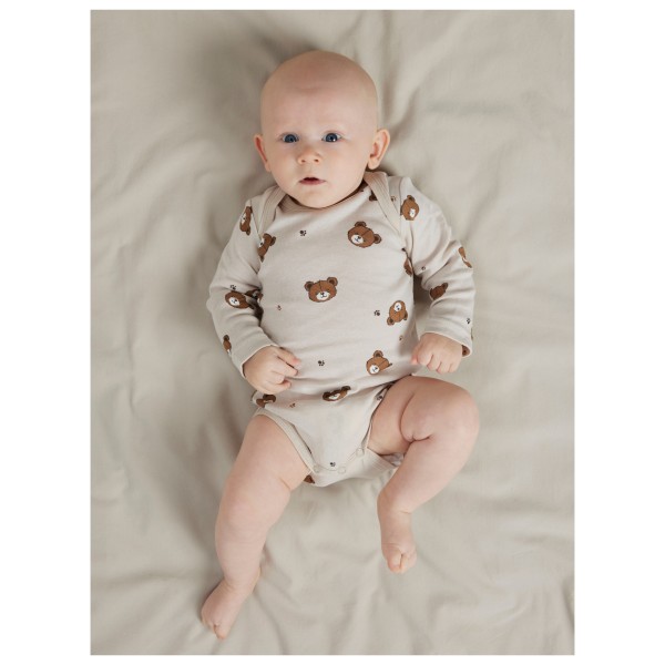 Name it - Kid's Body L/S Pumice Bear 3-Pack - Everyday base layer
