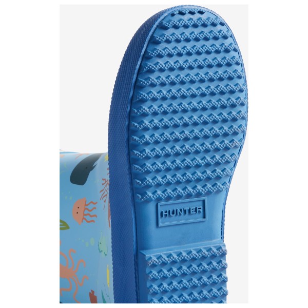 Hunter Boots - Kid's First Classic Ocean Print - Gummistiefel