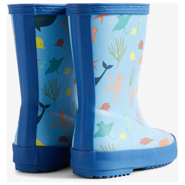 Hunter Boots - Kid's First Classic Ocean Print - Gummistøvler