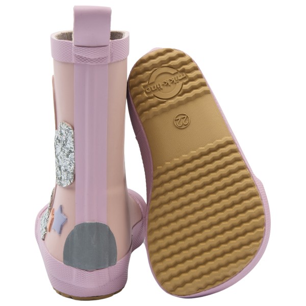 Mikk-Line - Kid's Wellies Rainbow Patch Barefoot - Gummistøvler