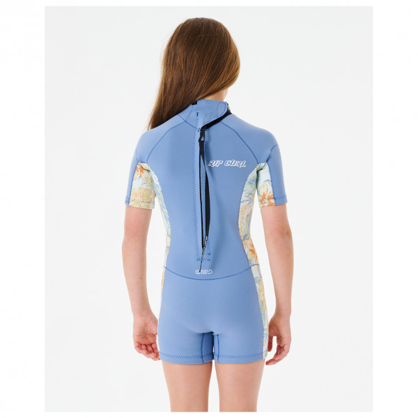 Rip Curl - Girl's Dawn Patrol Back Zip S/S Spring Eco - Traje de neopreno