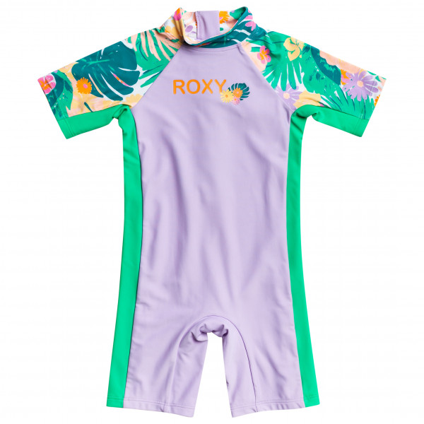Kids Paradisiac Island Long Sleeve Rash Guard Badedragt - Børn - Mint Tropical Trails
