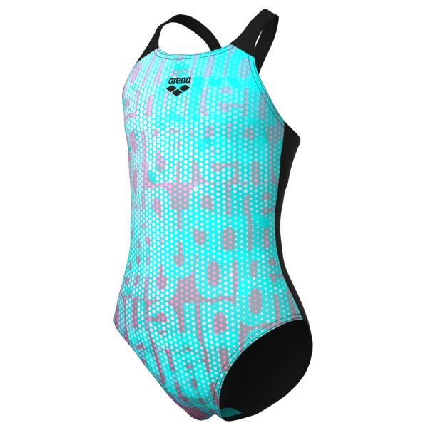 Arena - Girl's Multi Colours Swimsuit V Back - Badedragt