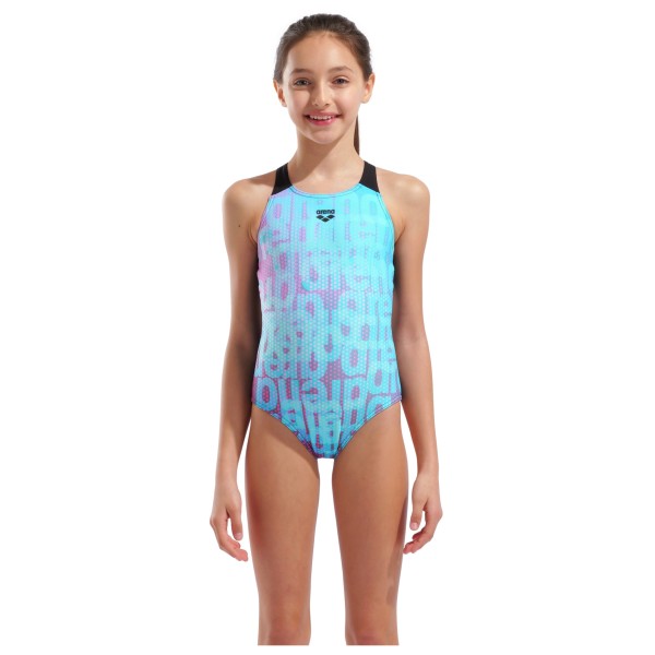 Arena - Girl's Multi Colours Swimsuit V Back - Badedragt