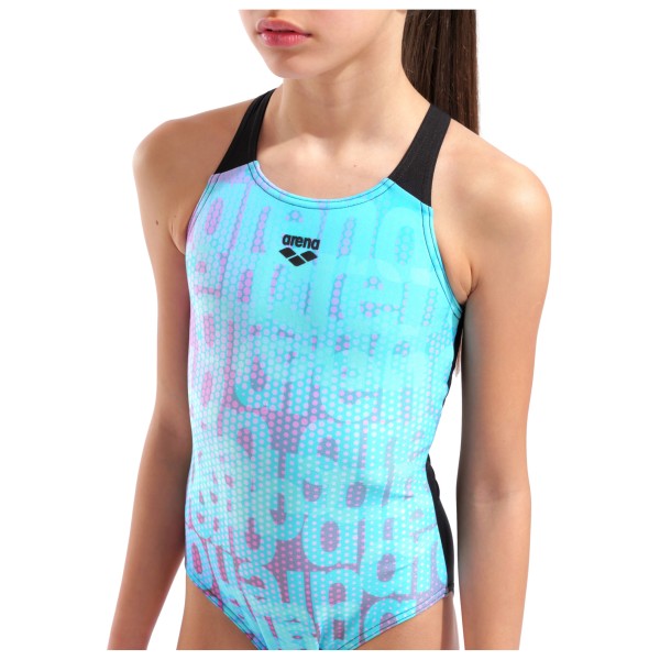 Arena - Girl's Multi Colours Swimsuit V Back - Badedragt