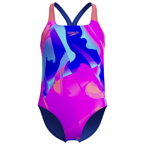 Speedo Digitaltal Allover Leaderback - Costume intero Bambini