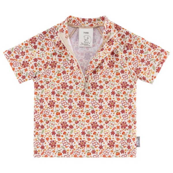 Sterntaler - Kids' Short-Sleeved Swim Shirt – Floral - Lycra