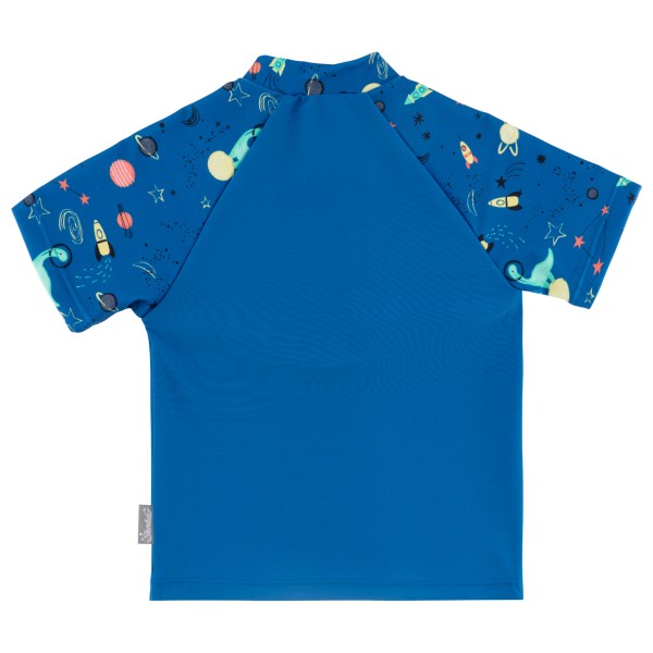 Sterntaler - Kids' Short-Sleeved Swim Shirt – Space - Lycra