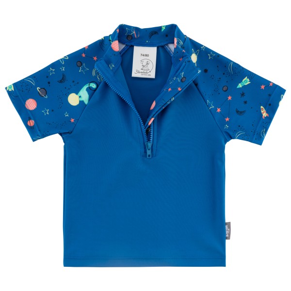 Sterntaler - Kids' Short-Sleeved Swim Shirt – Space - Lycra