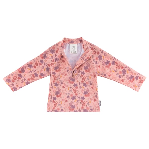 Sterntaler - Kids' Long-Sleeved Swim Shirt – Coral - Lycra
