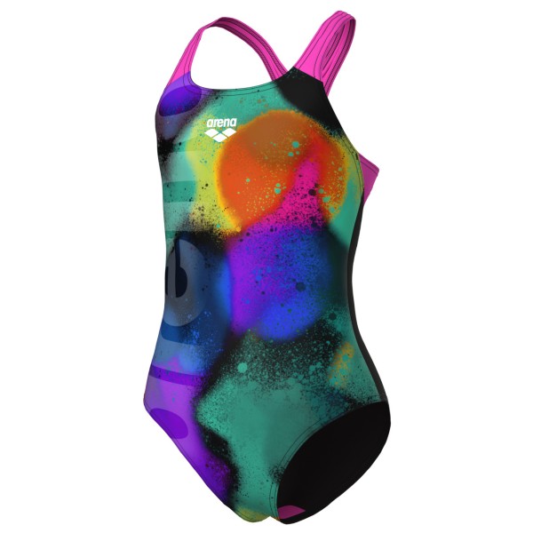 Arena - Girl's Spray Paint Swimsuit Swim Pro Back - Uimapuku