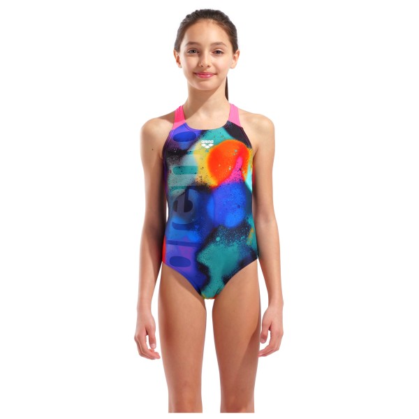 Arena - Girl's Spray Paint Swimsuit Swim Pro Back - Uimapuku