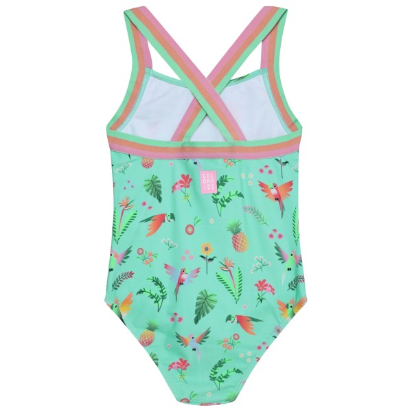 Color Kids - Kid's Swimsuit with Elastic Straps AOP - Swimsuit