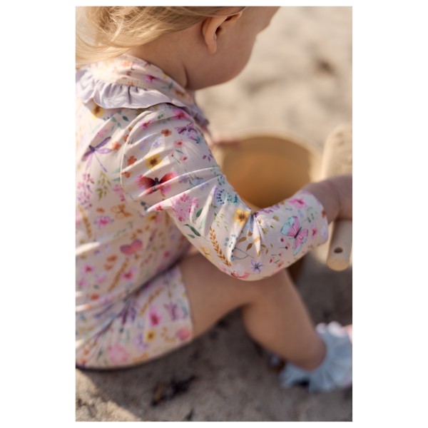 Mikk-Line - Kid's Swim Suit L/S UV Frill AOP - Lycra