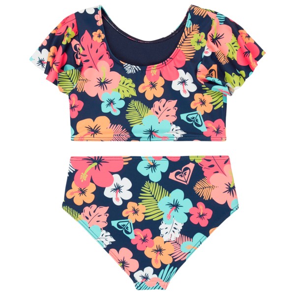 Roxy - Kid's Morning Flower Crop Top Set - Bikini