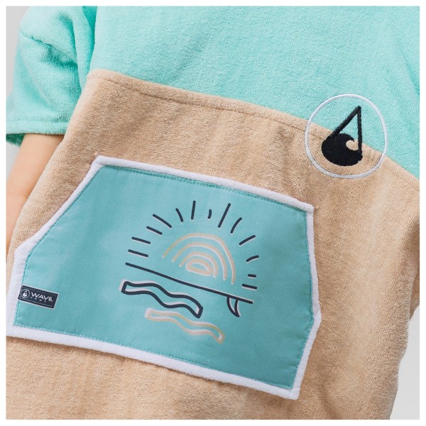 Wave Hawaii - Kid's Ponchini Dropsi - Poncho de surf