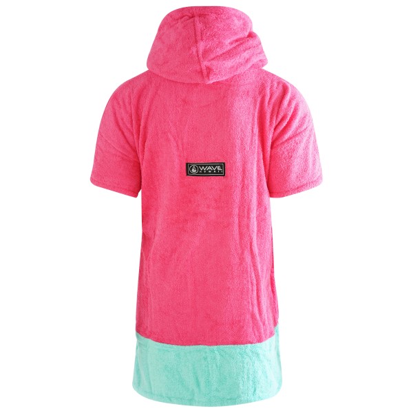 Wave Hawaii - Kid's Poncho Pink Wave - Strandponcho