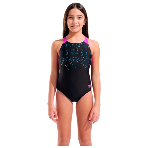 Arena - Girl's Painterly Swimsuit V Back - Badeanzug