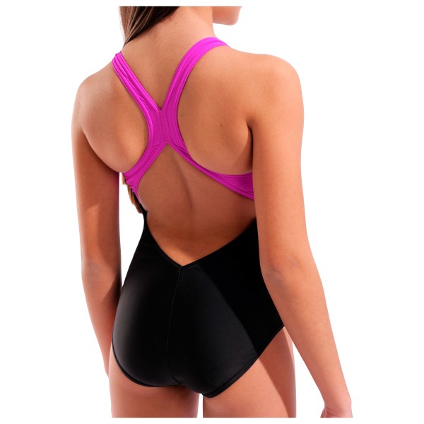 Arena - Girl's Painterly Swimsuit V Back - Badeanzug