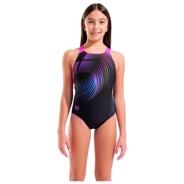 Arena - Girl's Pinwheel Swimsuit V Back - Traje de baño