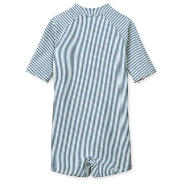 LIEWOOD - Kid's Max Seersucker Shortsleeve Swim Jumpsuit - Swimsuit