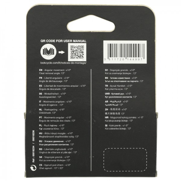 LOOK - X-Track Pedalplatten - Pedaler