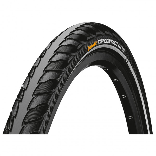 Continental Contact Plus Reflex – Pneu De Ville Et Trekking 28 Pouces, Renforcé, Noir, ETRTO 28-622, Pour VAE Jusqu'à 50 Km/h