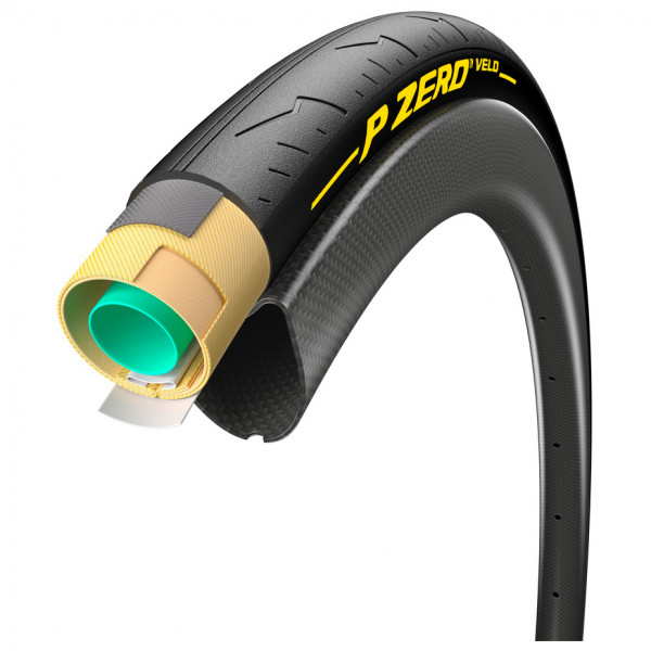 Pirelli - P Zero Velo Tubular 28'' (28-622) SmartNet Silica - Bicycle tire