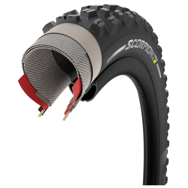 Pirelli - Scorpion E-MTB M 27,5''(60-584)GRIP HypWALL TLR - Bicycle tyre