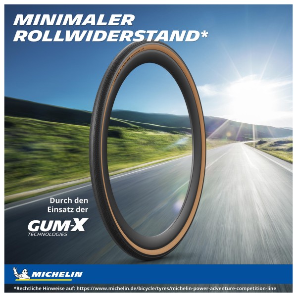 Michelin - Power Adventure Classic CL TS TLR 28'' (30-622) - Pneu de vélo